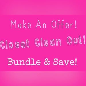 Closet clean out sale